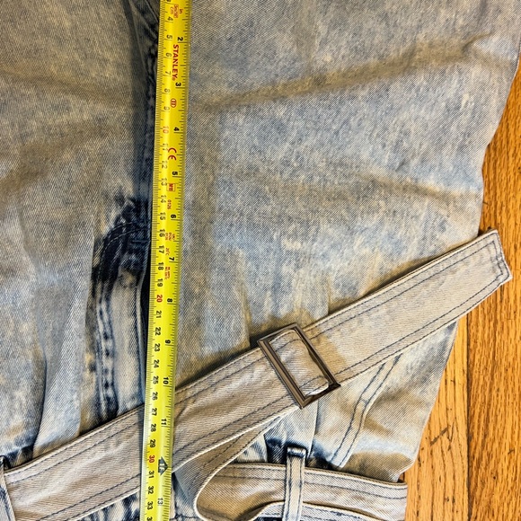 Pretty little things high rise wide denim pants size 4 - Picture 5 of 7